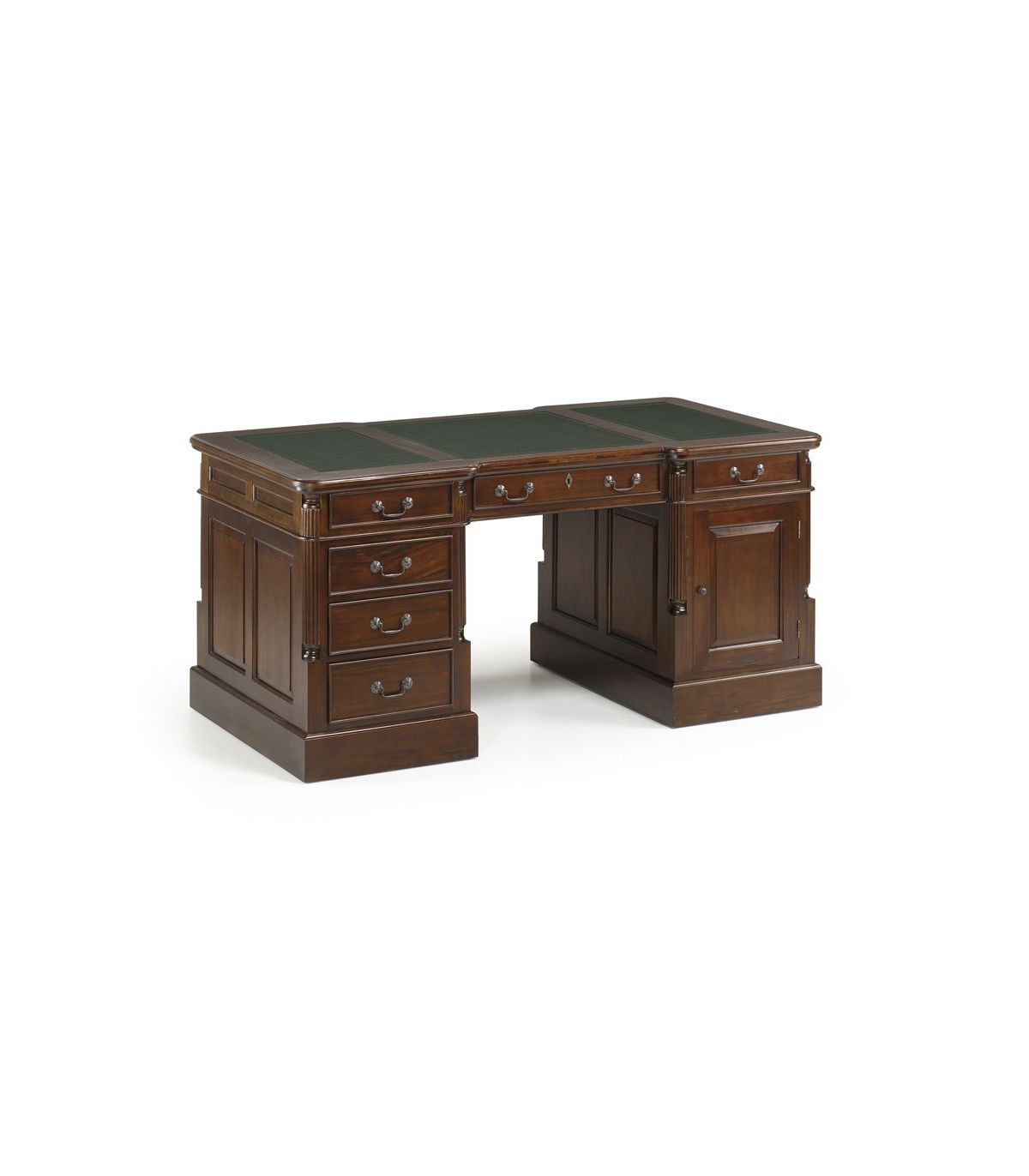 Mesa de escritorio de madera maciza【Estilo Clásico】