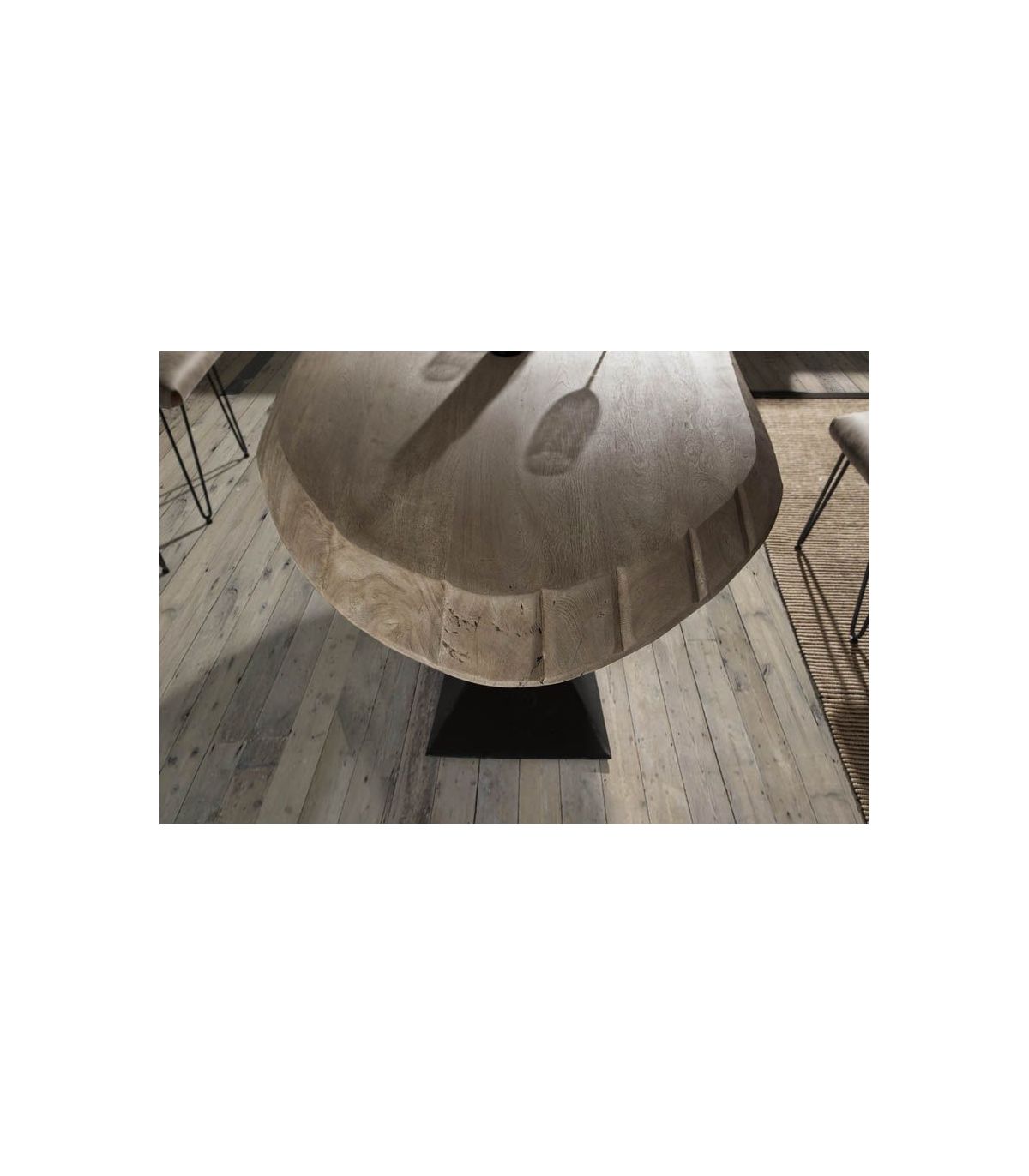 Mesa de Centro cuadrada Modelo Tívoli fabricada en madera maciza
