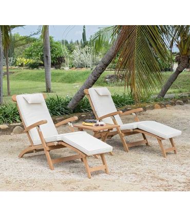 Tumbonas y hamacas plegables que ocupan poco para disfrutar del sol en la  terraza, jardín o la playa