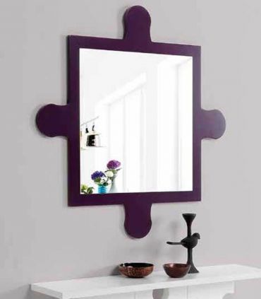 Espejo decorativo de pared modelo PUZZLE