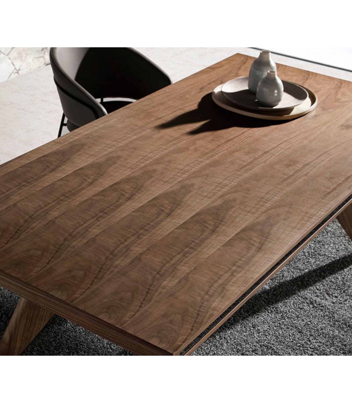 mueble para tv tenerife de madera color nogal natural 160 cm