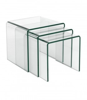 Mesa Escritorio de cristal templado modelo ZARAGOZA