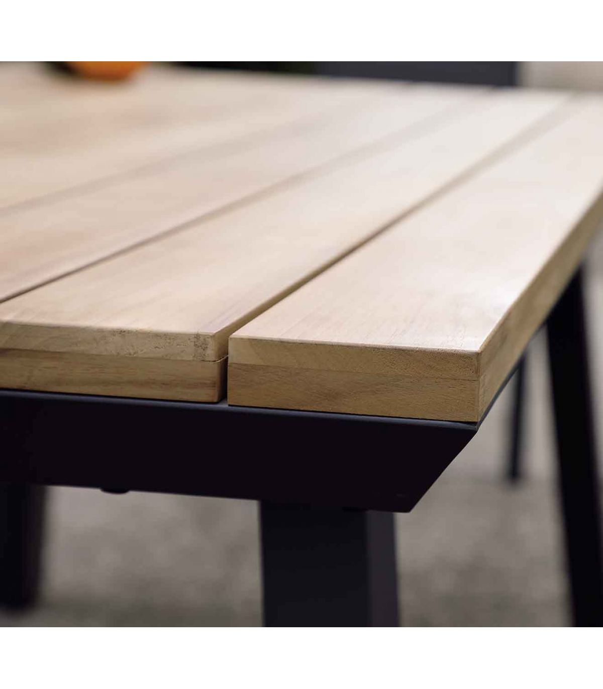 Mesa de exterior rectangular ALASKA madera de teca
