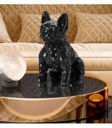Figura decorativa de cristal negro CODY Schuller