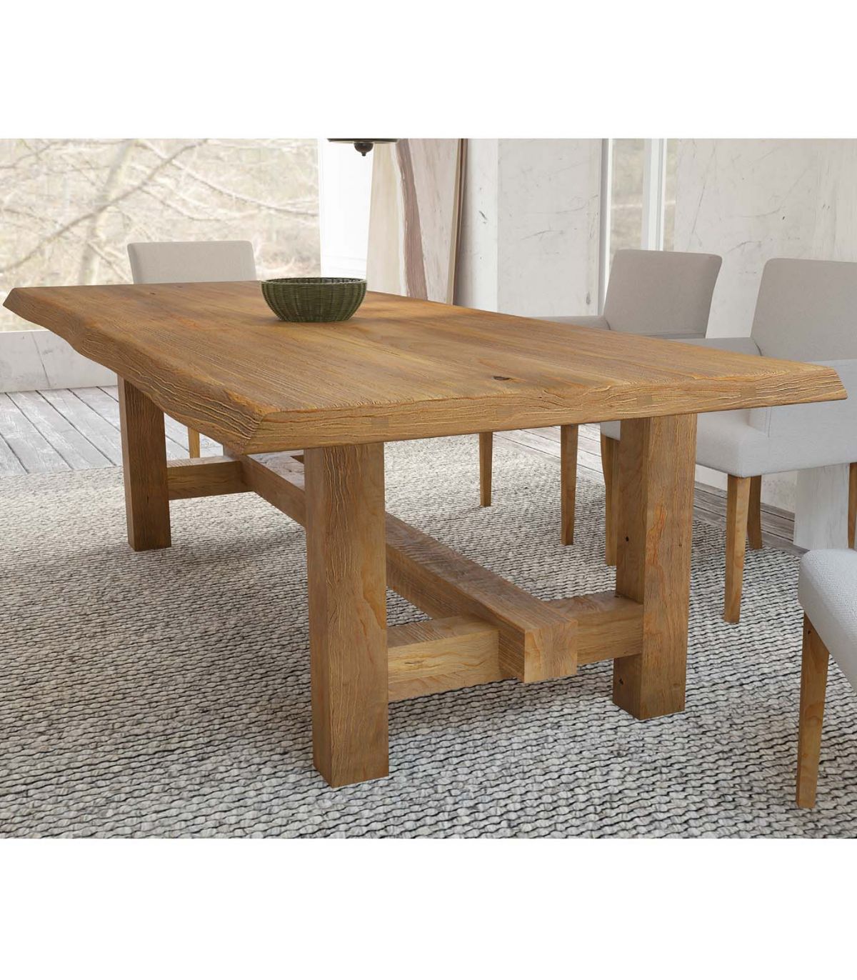 Mesas de comedor modernas madera maciza - Naturshome