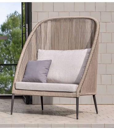 Sillón Alto para decoración exterior RODONA