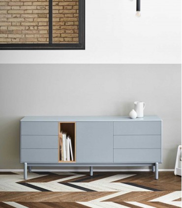 Mueble Aparador de estilo moderno CORVO Gris