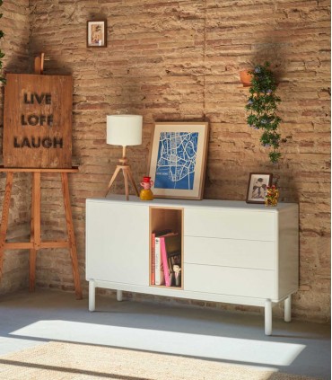 Mueble Aparador de salón CORVO Crema