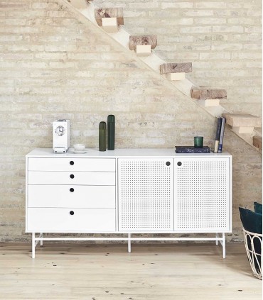 Mueble Aparador diseño Nórdico PUNTO Blanco