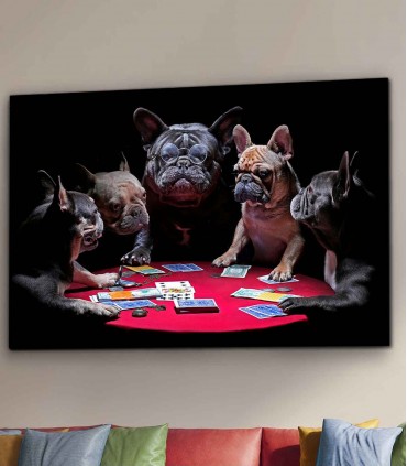 Cuadro digital original POKER DOG