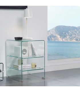 Mesas de Centro de Cristal BILBO, diseño italiano cristal templado.