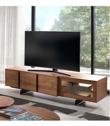 Mesa TV en madera de estilo moderno VISERION