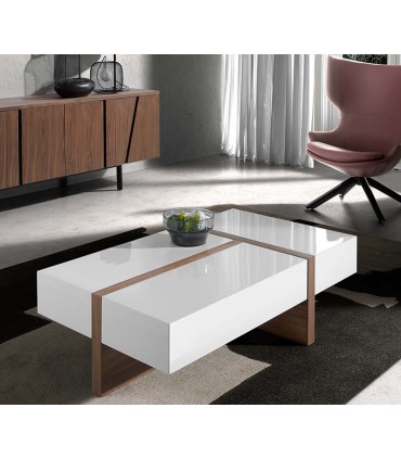 Mesa de centro de diseño moderno en madera PERPEN