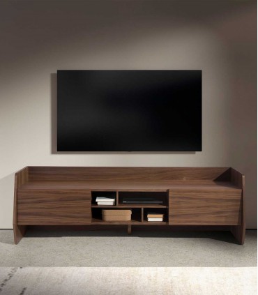 Mueble de televisión de madera estilo moderno TANIA