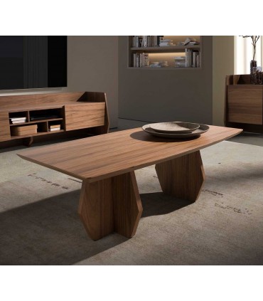 Mesa de centro moderna en madera TANIA