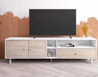 Muebles Para TV de Sala Modernos Televisor De Poner Tele Soporte Mesa Hasta  40″